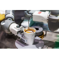 机器人智慧咖啡 机器人做的咖啡