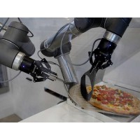 PIZZA披萨机器人    机器人做的披萨