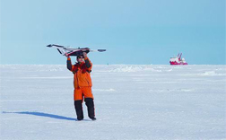 海冰表面精细结构，科学家利用无人机揭示了