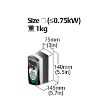 尼得科驱动器SKA1200075 0.75KW已停产升级型号：C200-01200042A尼得科变频器