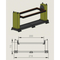 焊接版H型单轴变位机GBS-02-H300/500/1000
